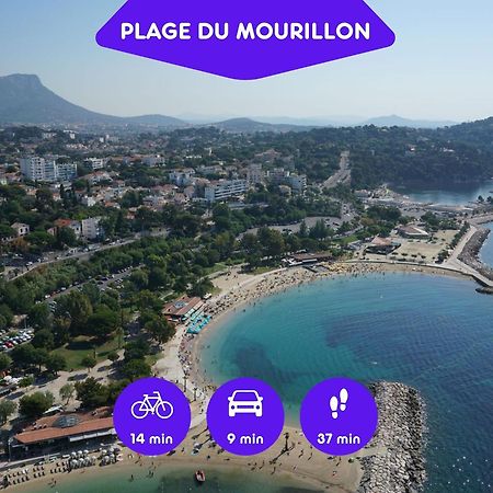 Bao Location - Ideal Pro & Groupe - Calme - Lumineux - Wifi - Terrasse - Jardin - Plage A 2Km - Proche Centre Ville, Gare, Commerces - Parking Prive Toulon Exterior photo